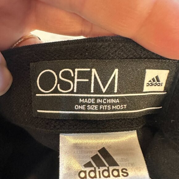 Adidas Black Baseball Golf Hat Outdoors OSFM Unisex‎ NWT - Picture 7 of 7